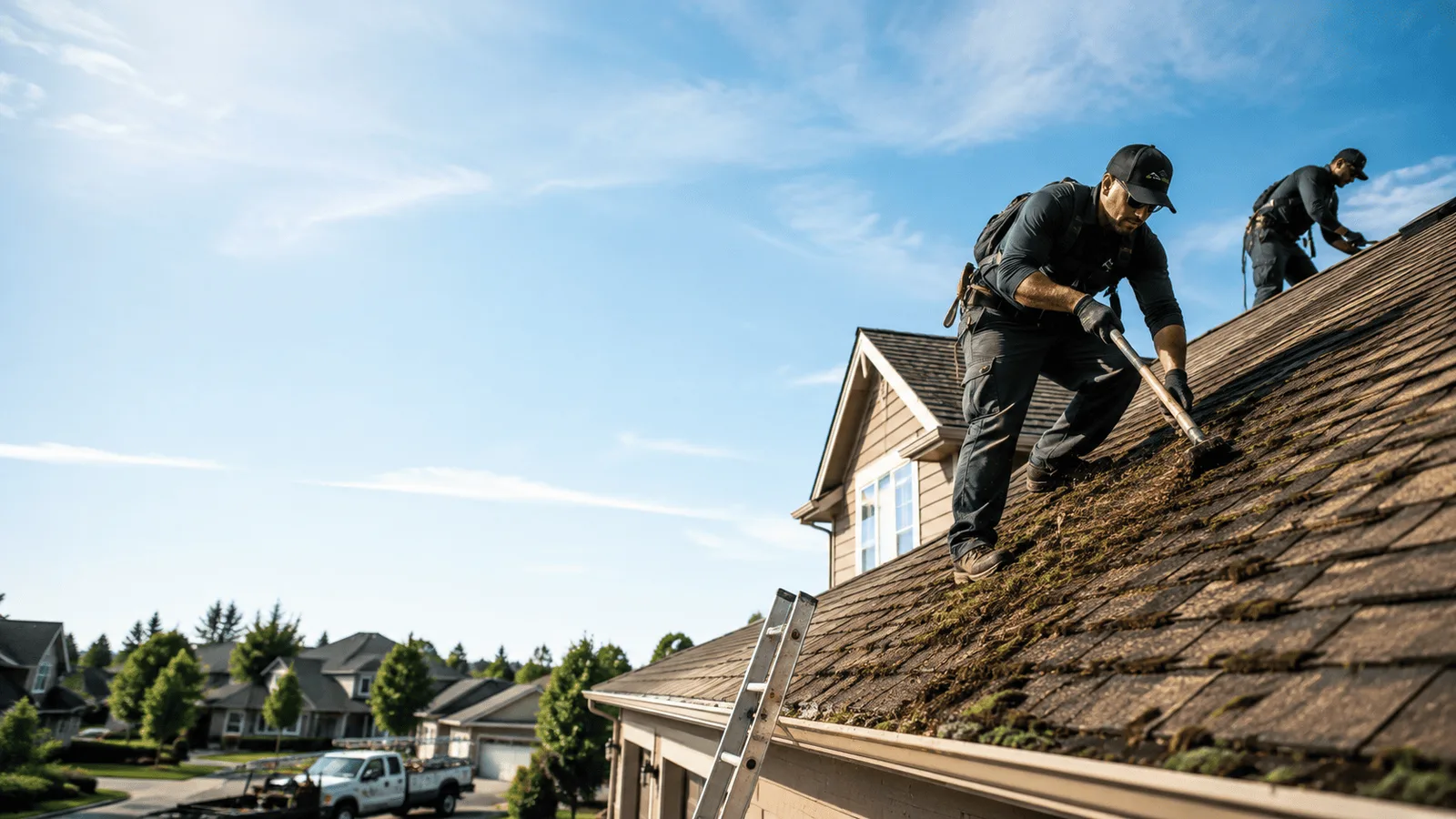 Roof Moss Removal in Carney, MI near me